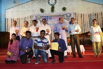 prize Distribution to the winners of Western group song