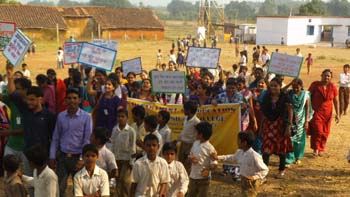 RALLY AGAINST SOCIAL ILLS IN FIELD TRIP